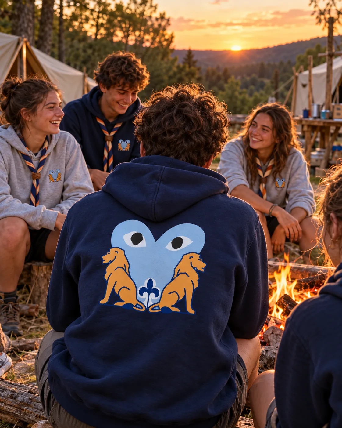 Sweats personnalisés pour l’association scoute EEIFS